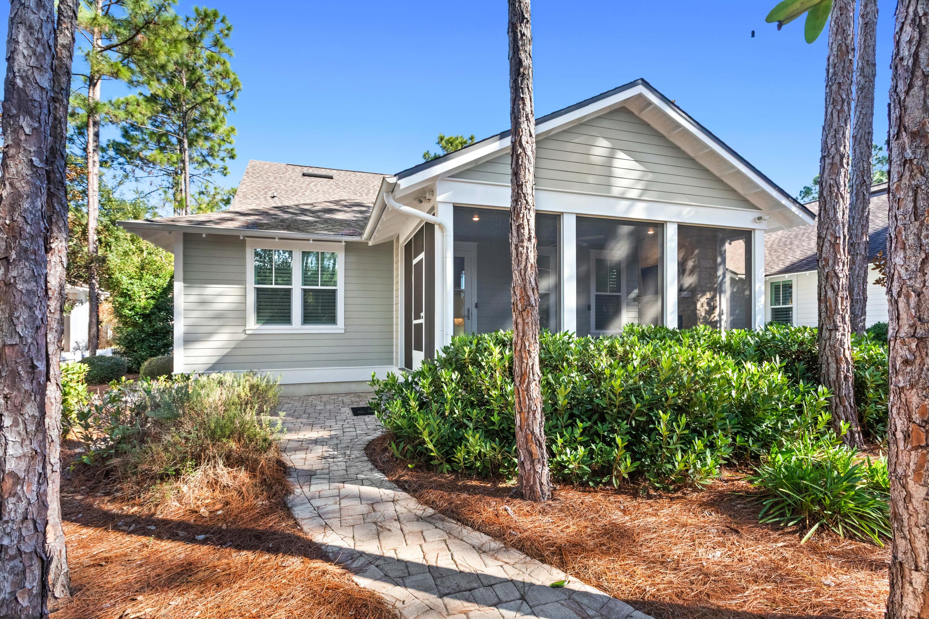 309 Jack Knife Drive Inlet Beach, FL 32461 - Photo 34 of 43 a view of a house with a yard