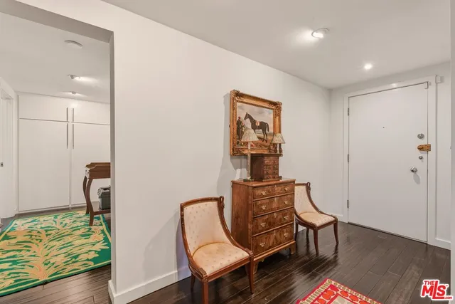 a view of a livingroom with furniture