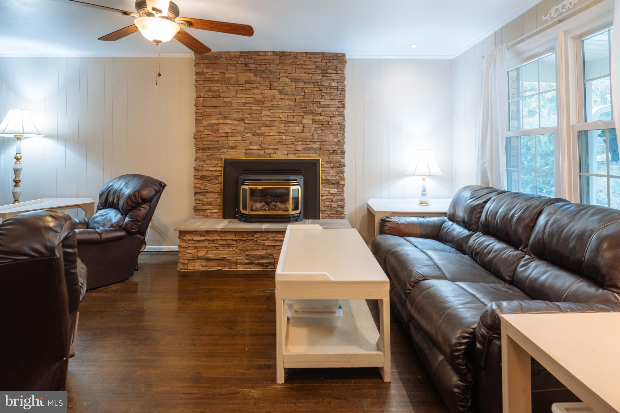 525 Church Road Reisterstown, MD 21136 - Photo 21 of 50 Family room with Natural Gas Fireplace