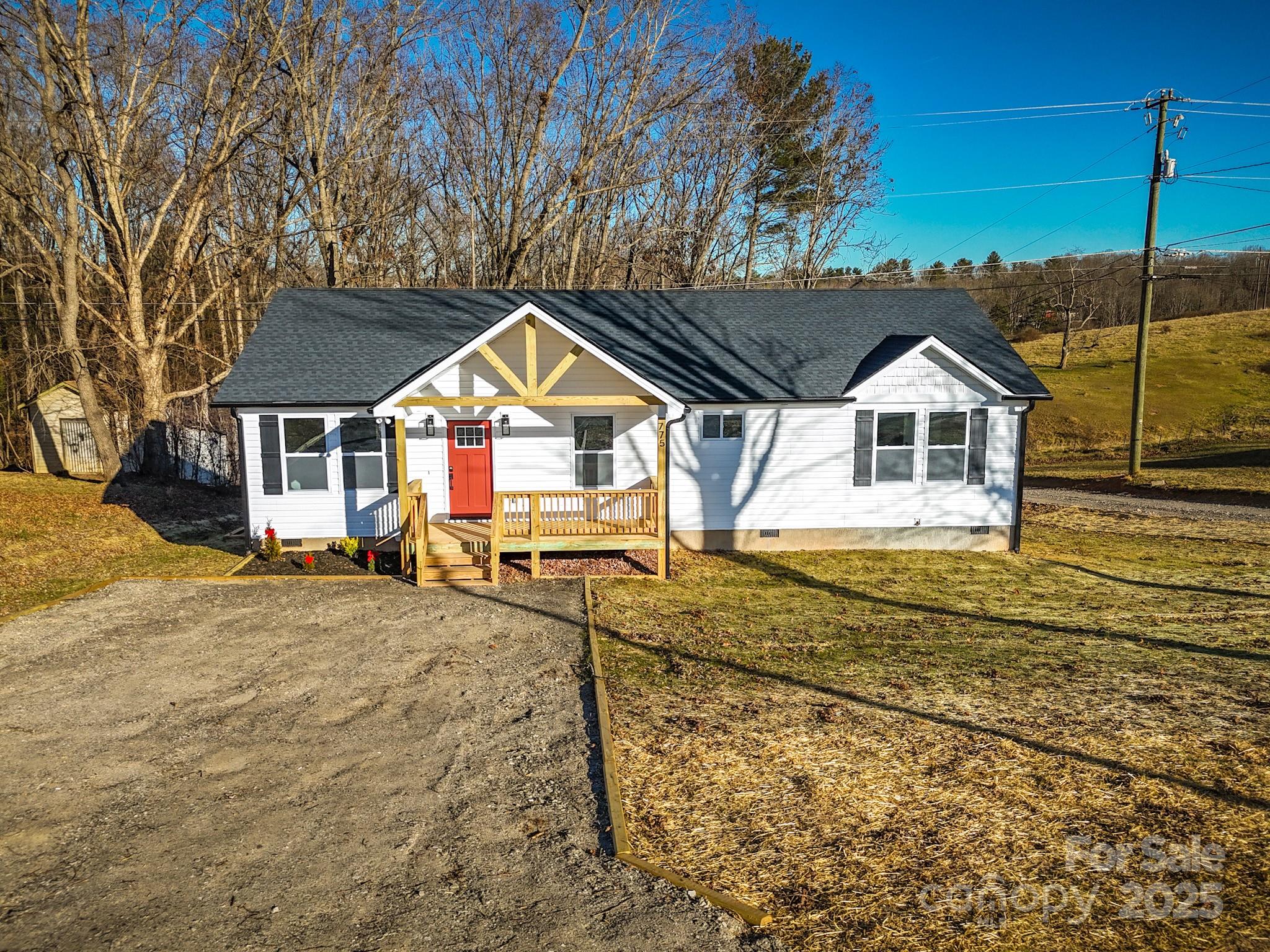 775 Olivette Road Asheville, NC 28804 - Photo 3 of 45 a house view with a outdoor space