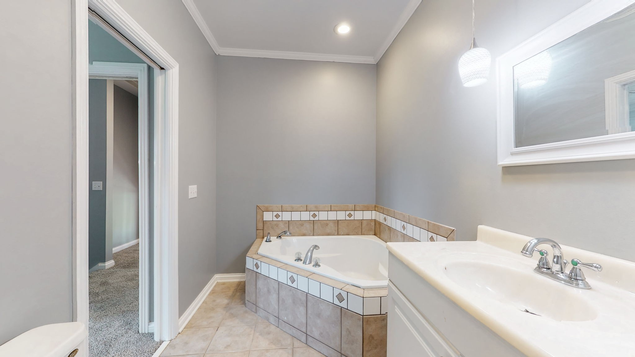 447 Ranch Road Portland, TN 37148 - Photo 14 of 27 a bathroom with a sink and a mirror