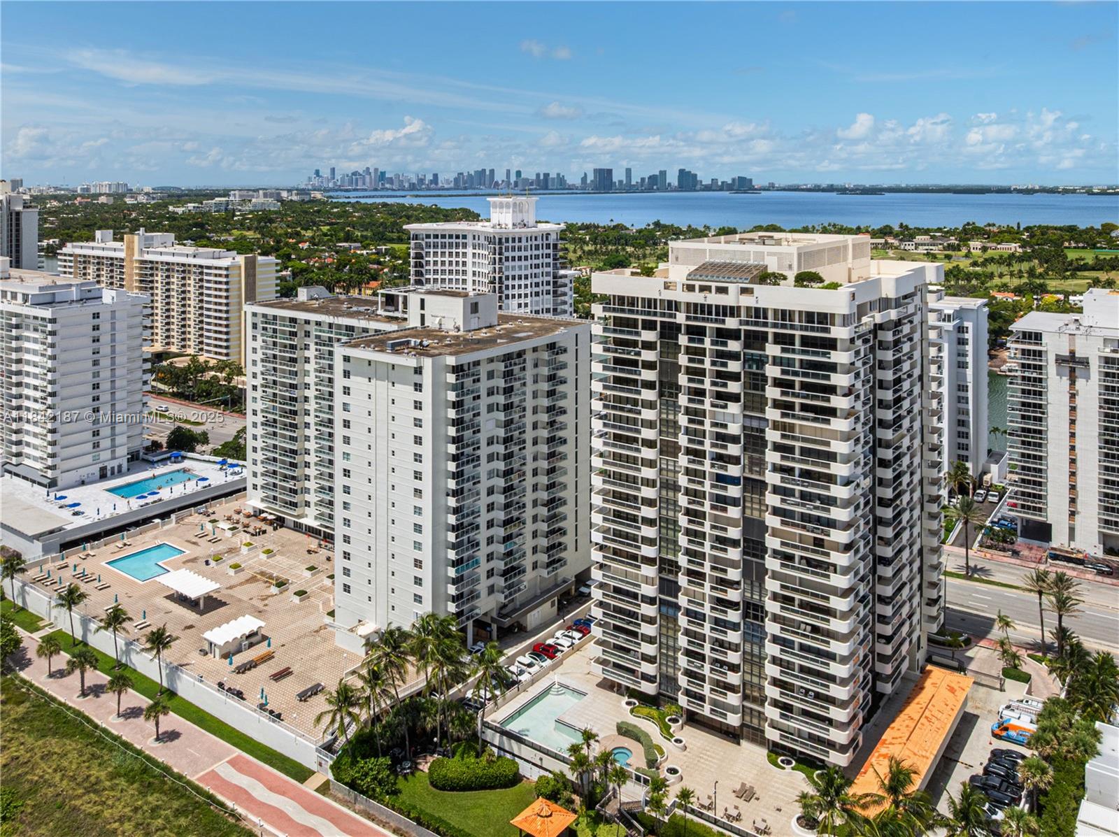 5757 Collins Avenue, Unit PH4 Miami Beach, FL 33140 - Photo 26 of 27 a view of a city with tall buildings
