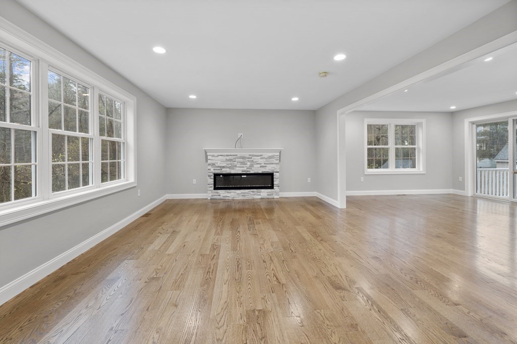 48 Aldrich Road Wilmington, MA 01887 - Photo 13 of 42 a view of empty room with wooden floor and windows