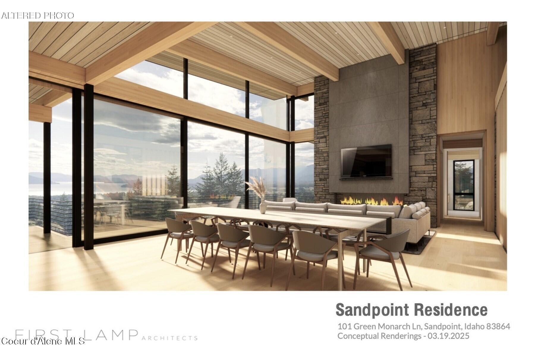 101 Green Monarch Lane Sandpoint, ID 83864 - Photo 3 of 59 Rendering Great Room