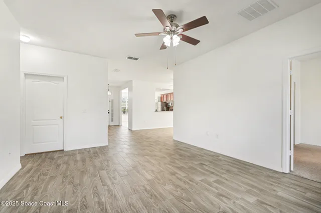 wooden floor in an empty room