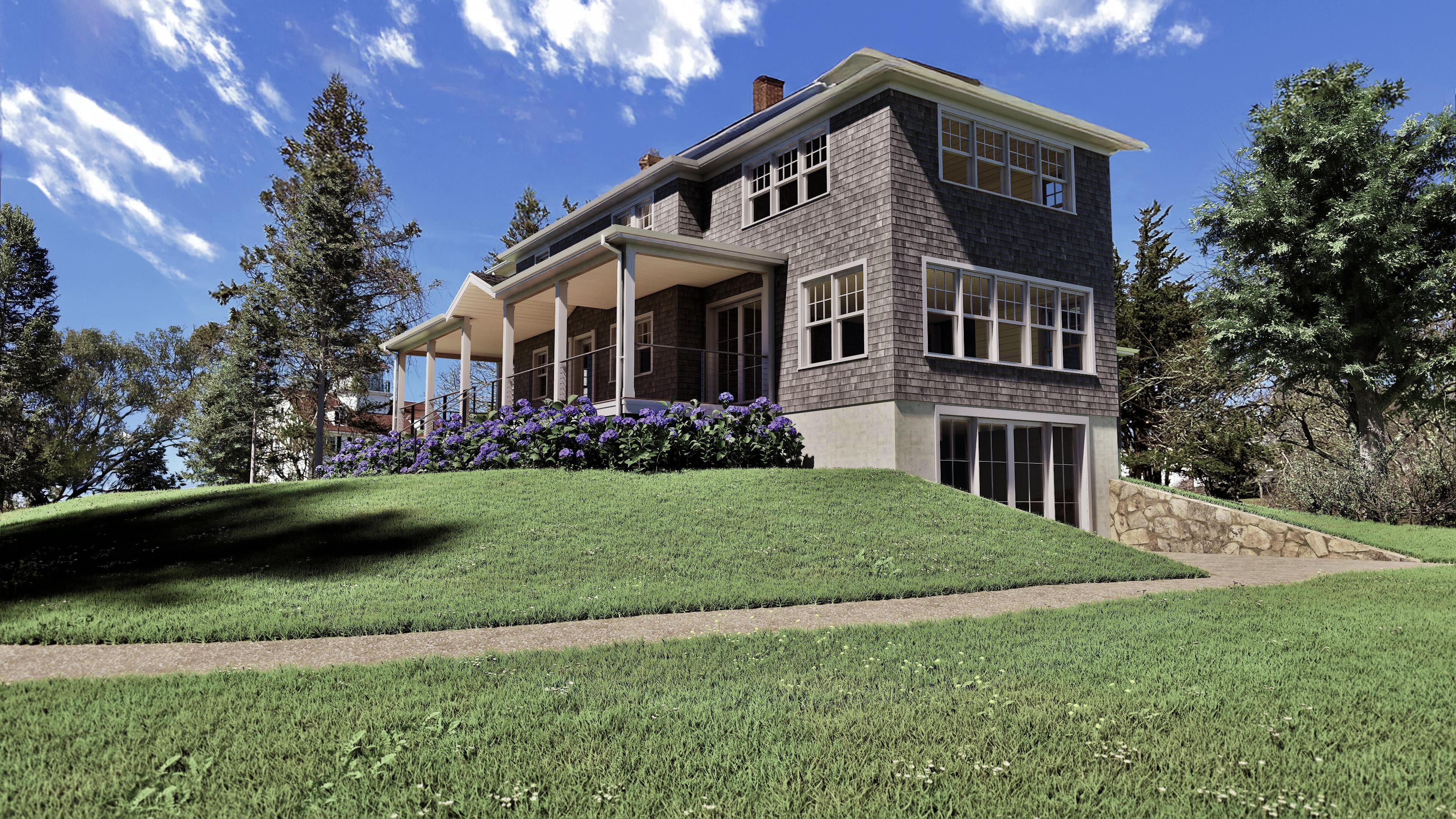 34 Edy's Island Way Chilmark, MA 02535 - Photo 9 of 46 Sullivan Associates 3D plan for renovation/addition