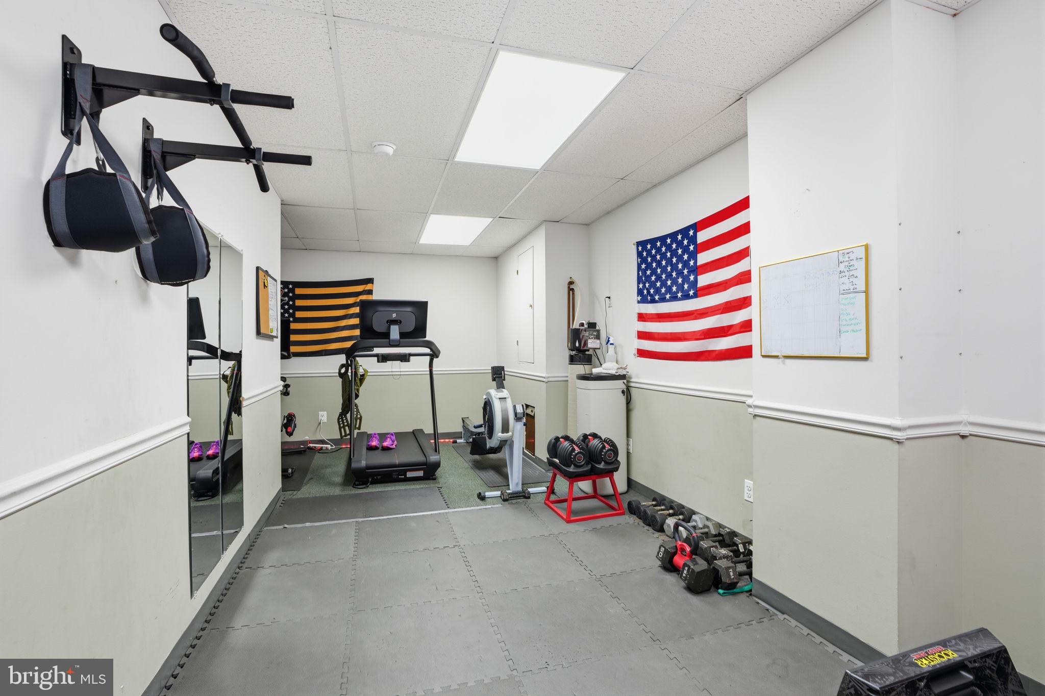 36 Moray Lane Sewell, NJ 08080 - Photo 36 of 40 a room with gym equipment and white walls