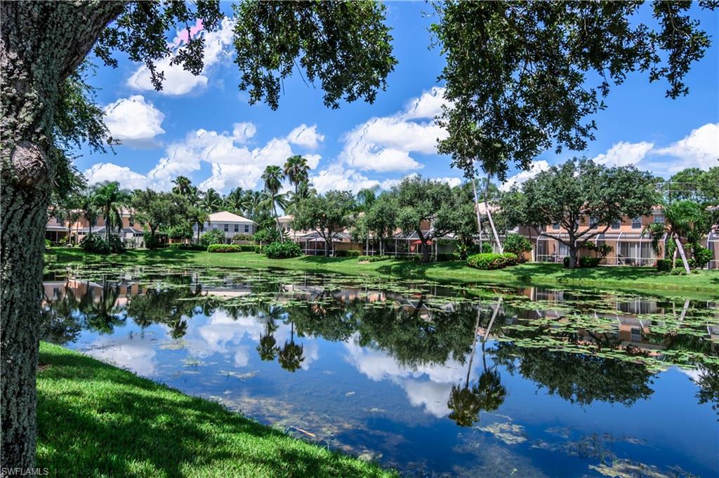 5441 Cove Circle Naples, FL 34119 - Photo 4 of 25 a view of a lake with a house in the background