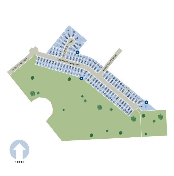 14316 Grey Pointe Court Conroe, TX 77302 - Photo 9 of 9 a picture of a floor plan