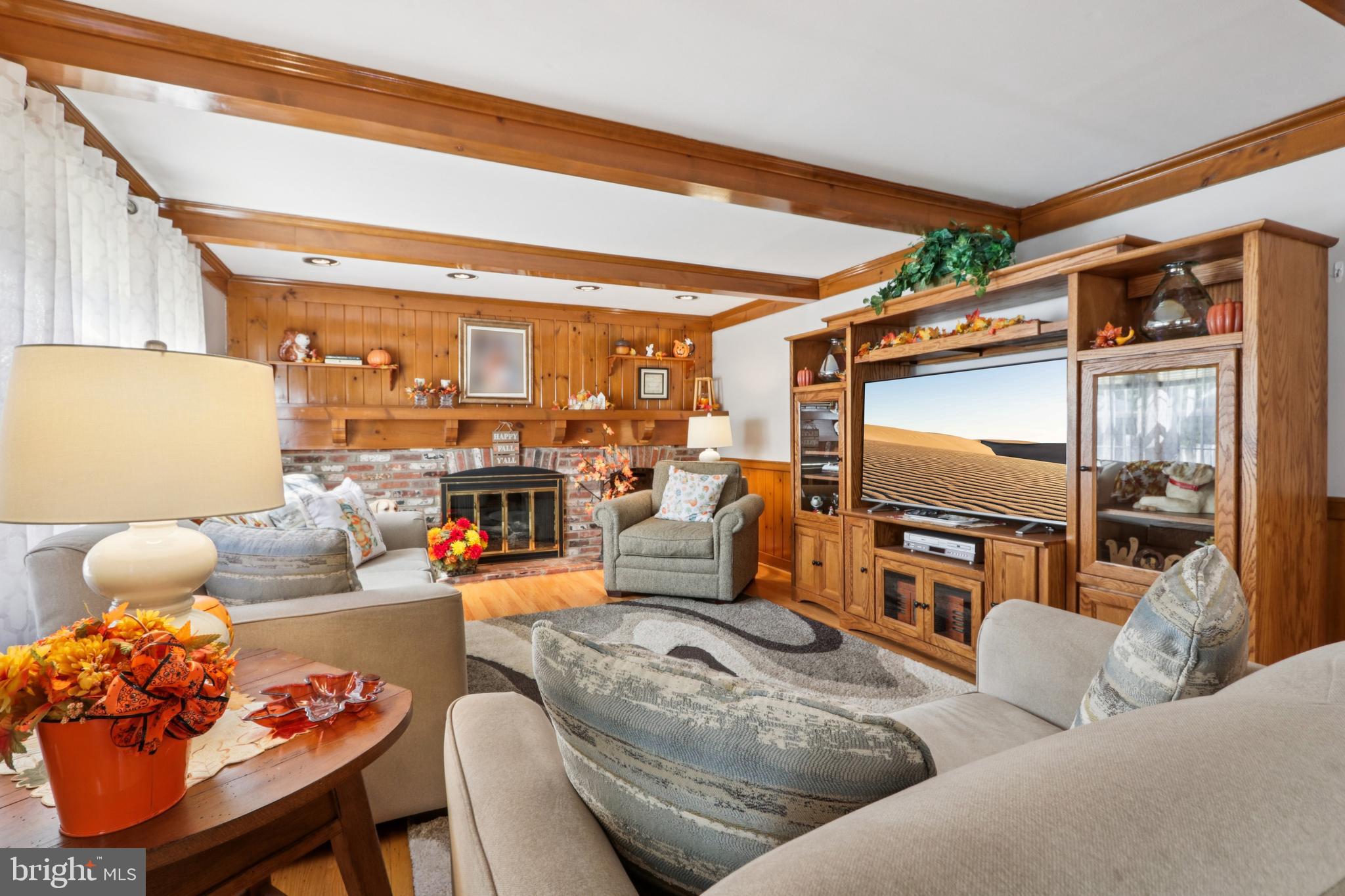 102 Partree Road Cherry Hill, NJ 08003 - Photo 17 of 87 a living room with furniture and a flat screen tv