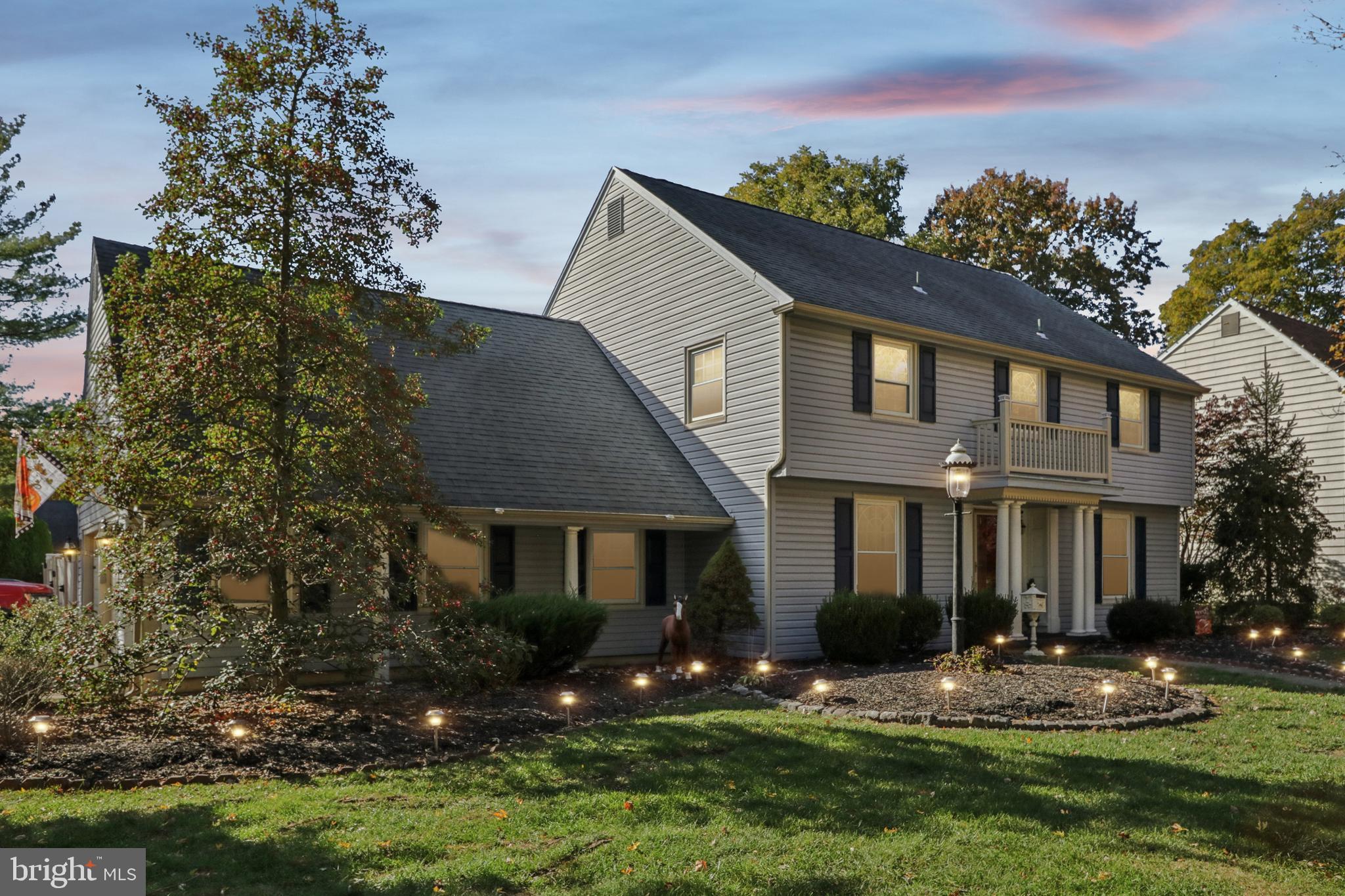 102 Partree Road Cherry Hill, NJ 08003 - Photo 2 of 87 a front view of a house with a yard and garage