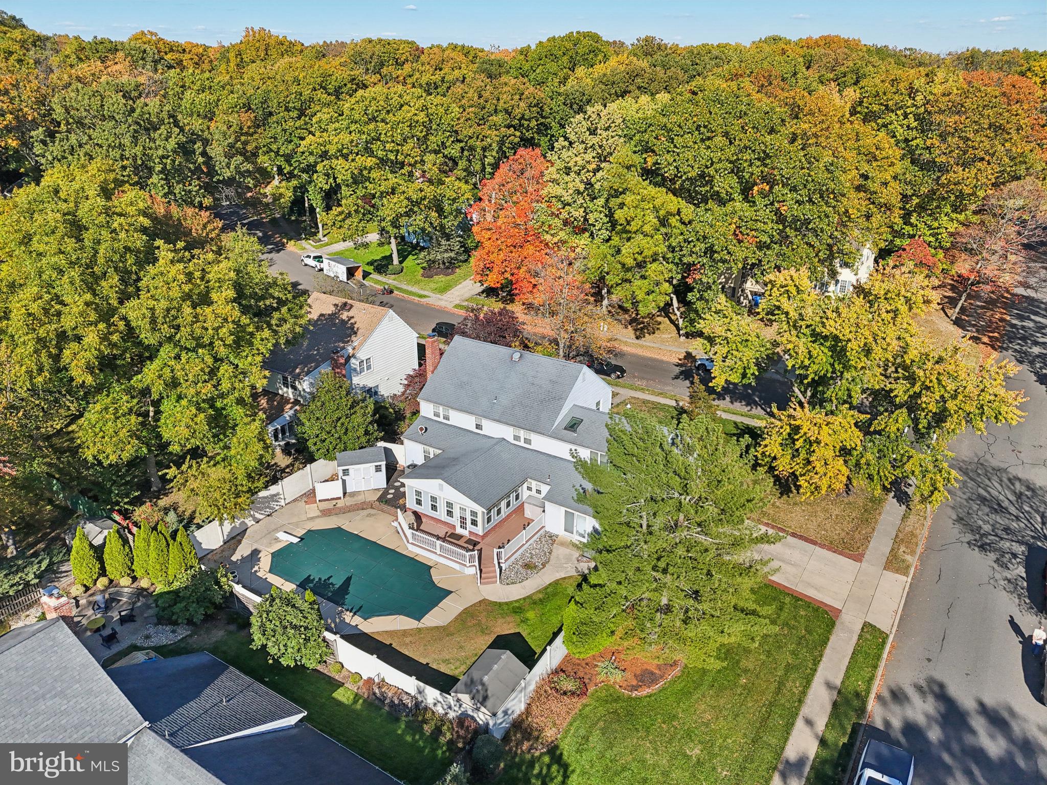 102 Partree Road Cherry Hill, NJ 08003 - Photo 69 of 87 an aerial view of residential houses with outdoor space