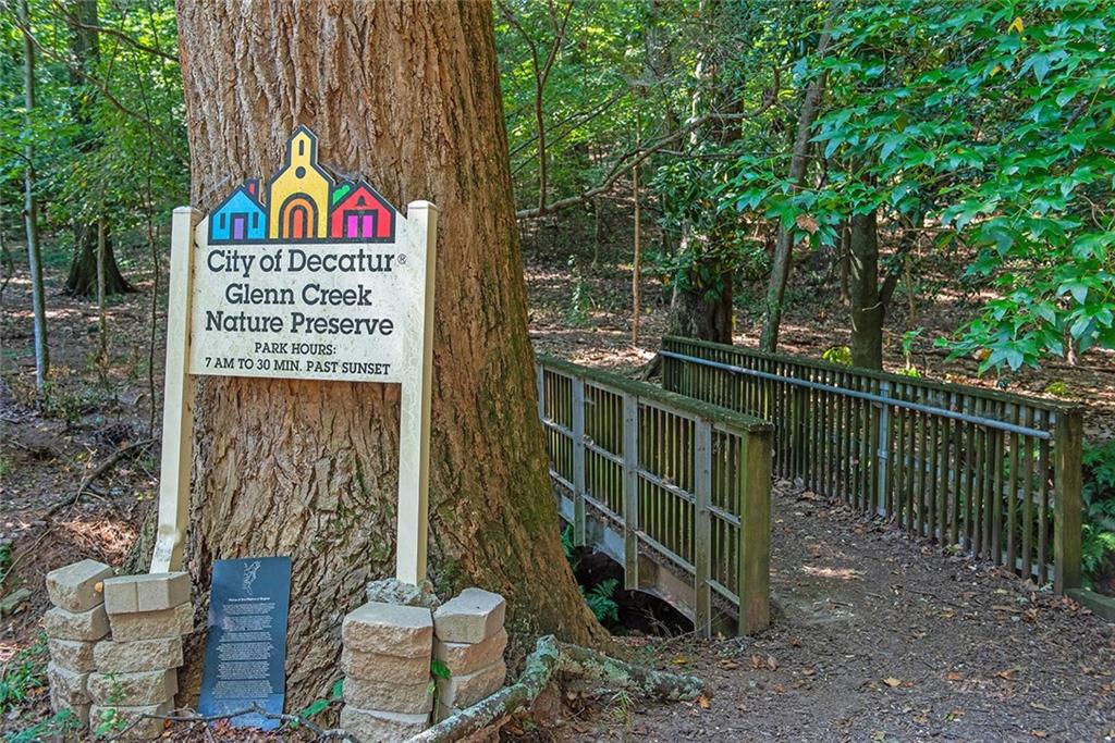 408 Sycamore Drive, Unit D Decatur, GA 30030 - Photo 61 of 63 a sign that is on the side of the road