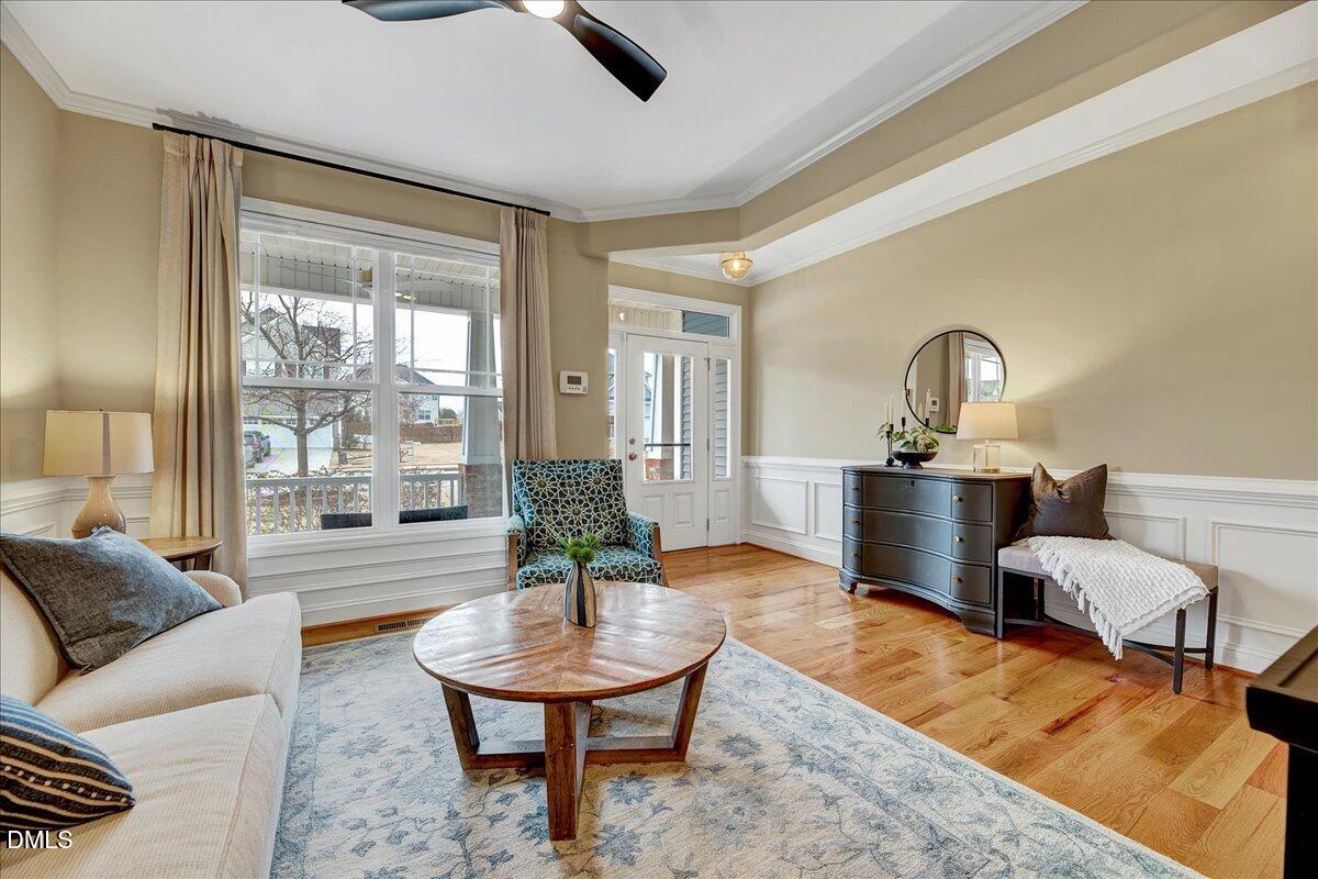 454 Big Willow Way Rolesville, NC 27571 - Photo 15 of 50 a living room with furniture and a large window