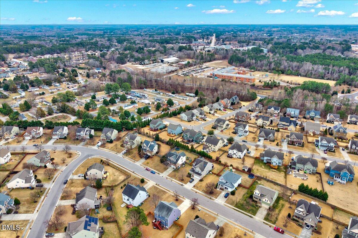 454 Big Willow Way Rolesville, NC 27571 - Photo 45 of 50 an aerial view of residential houses with outdoor space