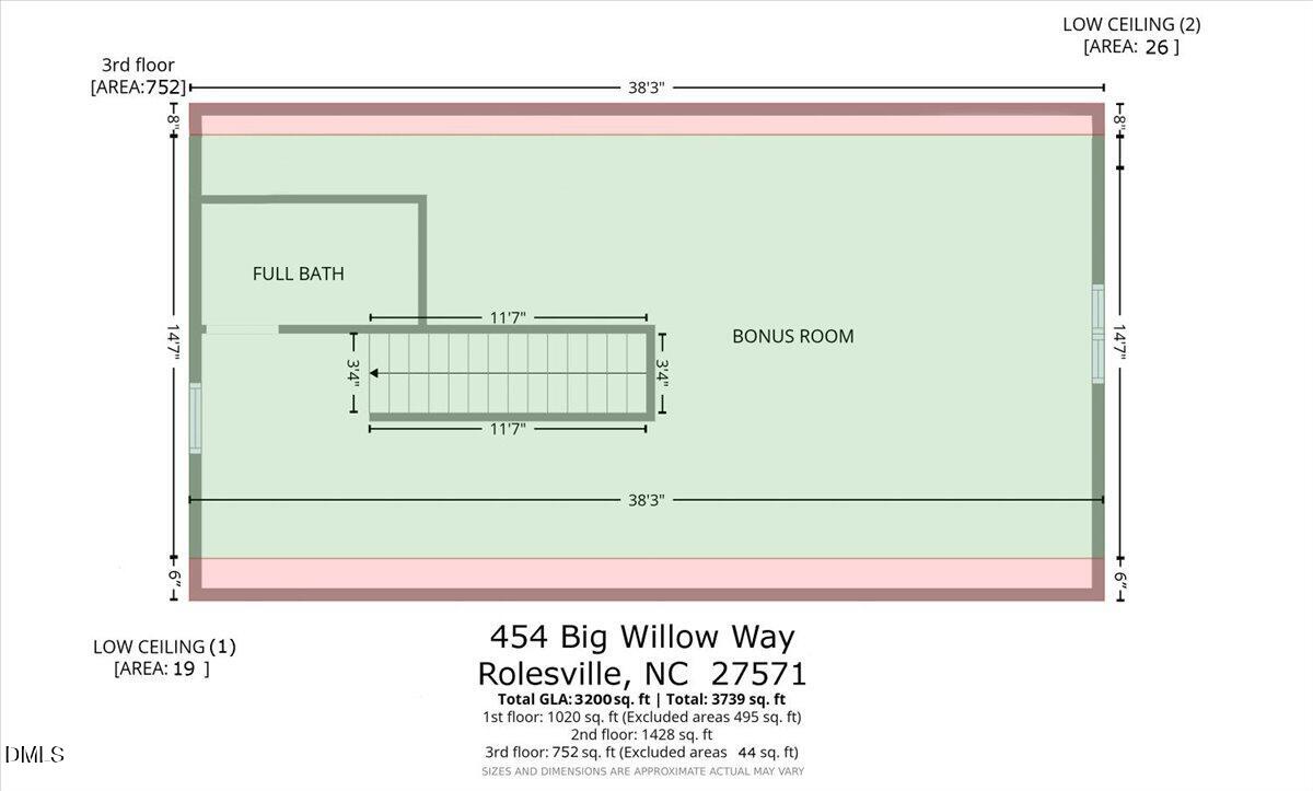 454 Big Willow Way Rolesville, NC 27571 - Photo 50 of 50 48-454 Big Willow Wy Floor Plan-3