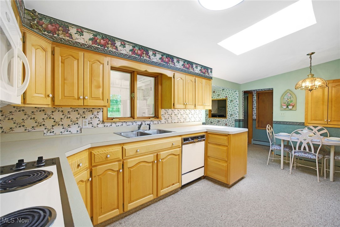 260 Trease Road Wadsworth, OH 44281 - Photo 10 of 30 Kitchen featuring a skylight