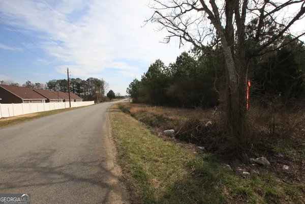 a view of a dry yard