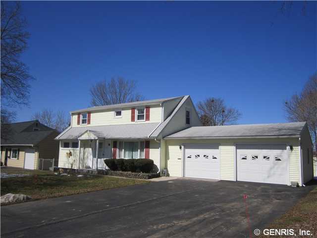 638 Rumson Road Greece, NY 14616 - Photo 1 of 1 Exterior Front Open porch with vinyl plus 2+ car