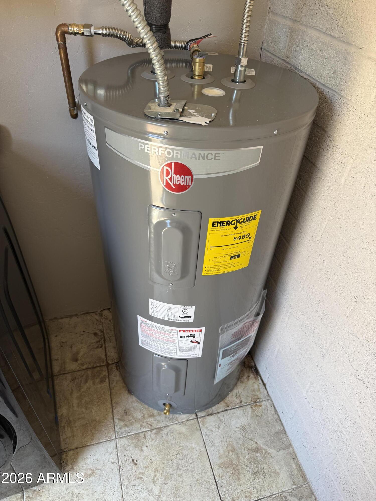 600 South Dobson Road, Unit 111 Mesa, AZ 85202 - Photo 23 of 24 Water Heater