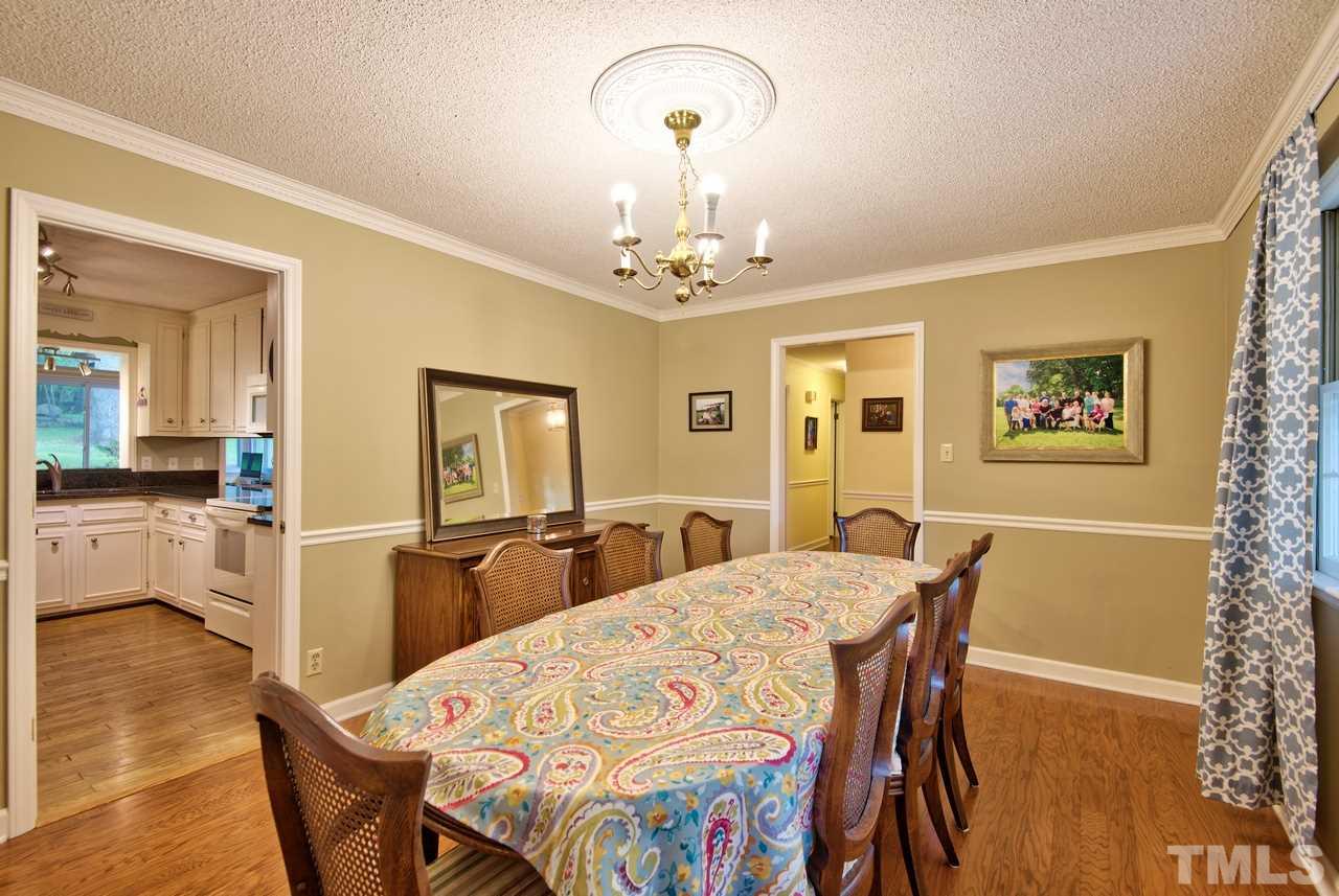 208 Latta Road Durham, NC 27712 - Photo 3 of 25 The Dining Room is spacious enough for a large table and furniture.