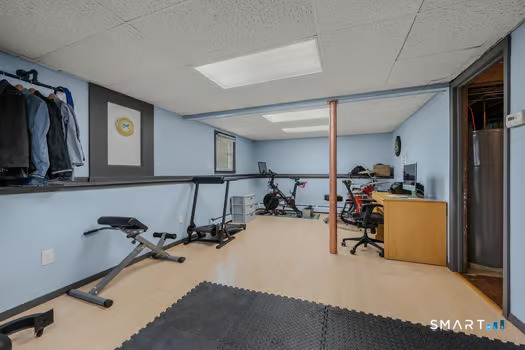 9 Thompson Road Franklin, CT 06254 - Photo 23 of 30 a view of a room with gym equipment