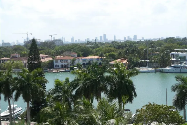 a view of lake and city