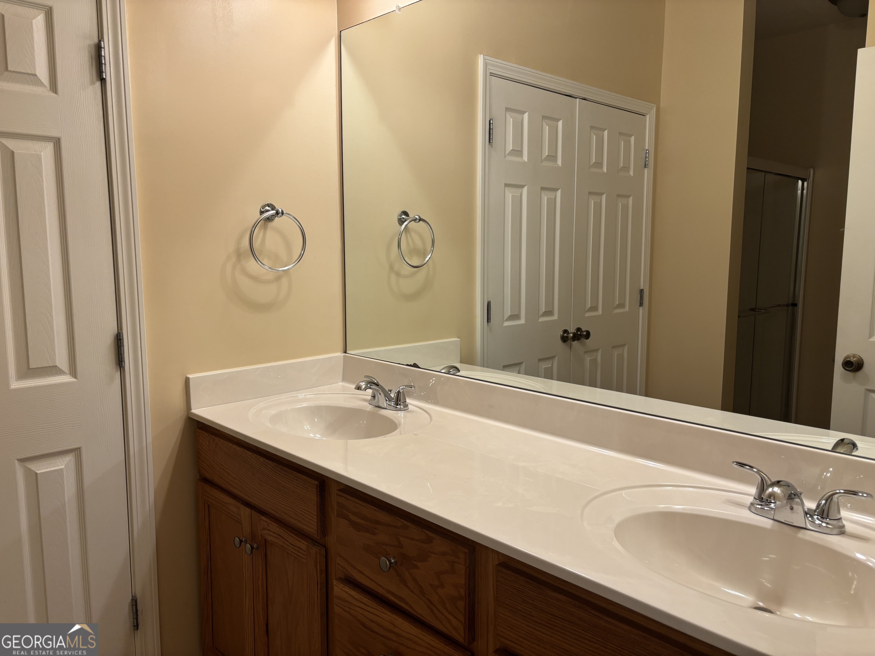 63 Highlander Trail Southwest Rome, GA 30165 - Photo 18 of 49 a bathroom with a sink and a mirror