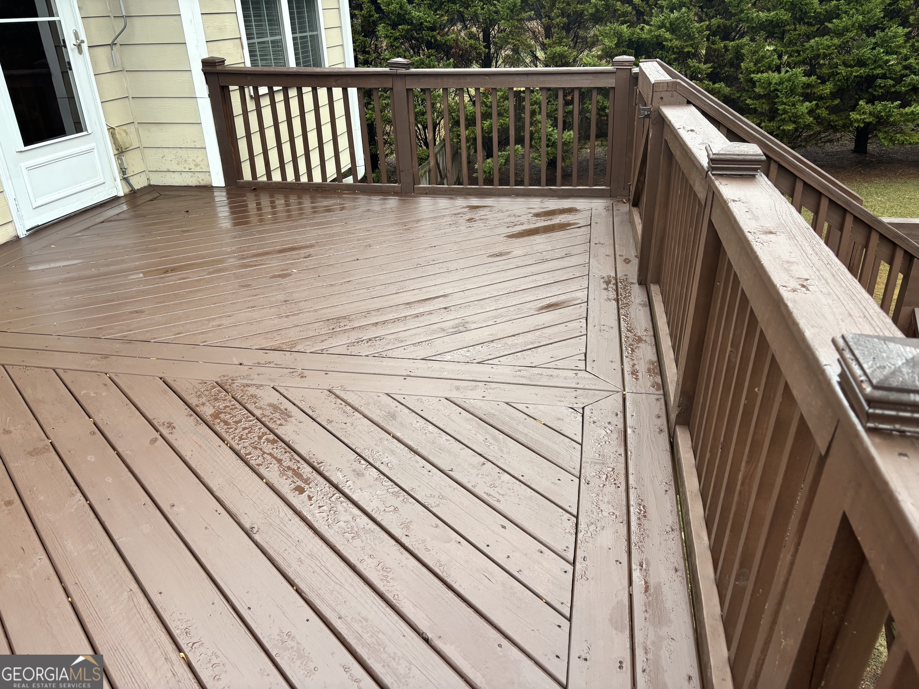 63 Highlander Trail Southwest Rome, GA 30165 - Photo 27 of 49 a view of deck with wooden floor and fence and floor