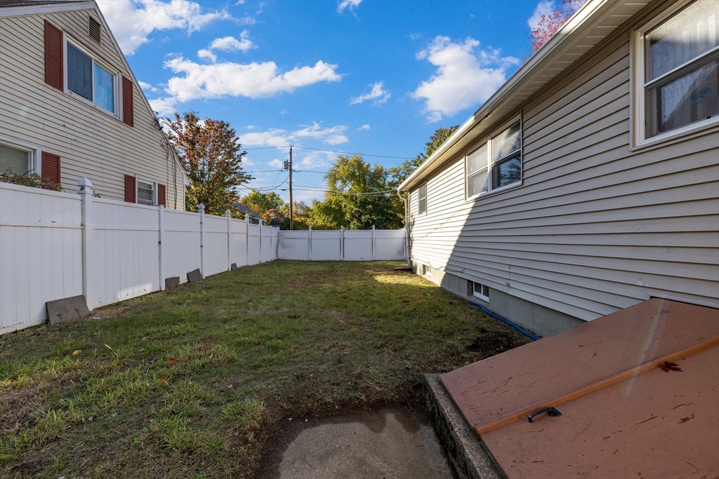 3 Henry Street Chicopee, MA 01020 - Photo 26 of 31 a view of backyard with cabin