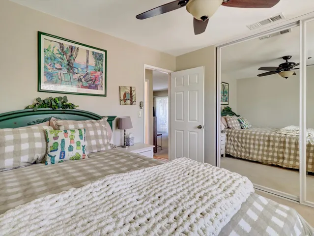 a view of a garage with furniture