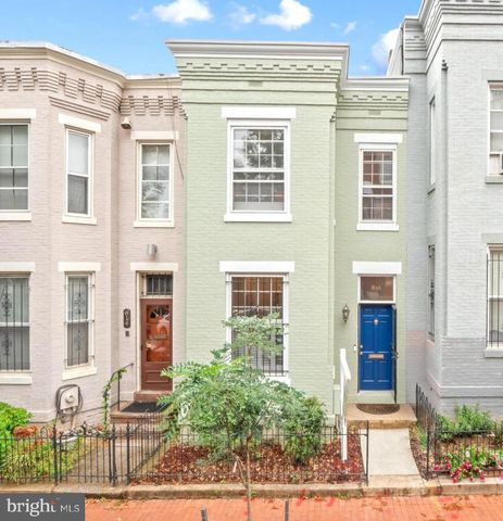 a front view of a building