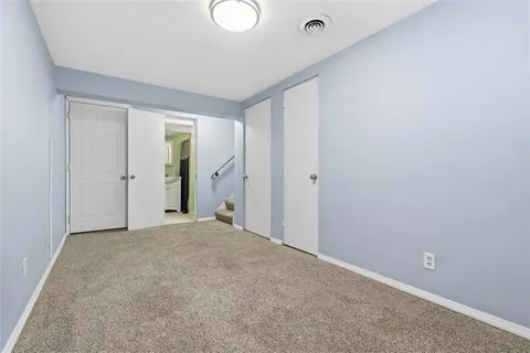 a view of an empty room