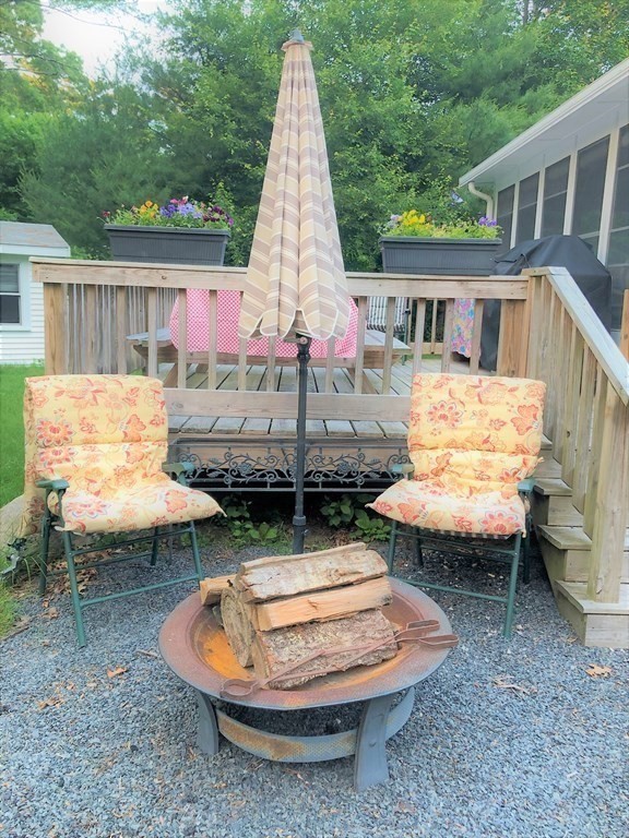 62 Longboat Road Wareham, MA 02576 - Photo 28 of 32 a view of a backyard with sitting area
