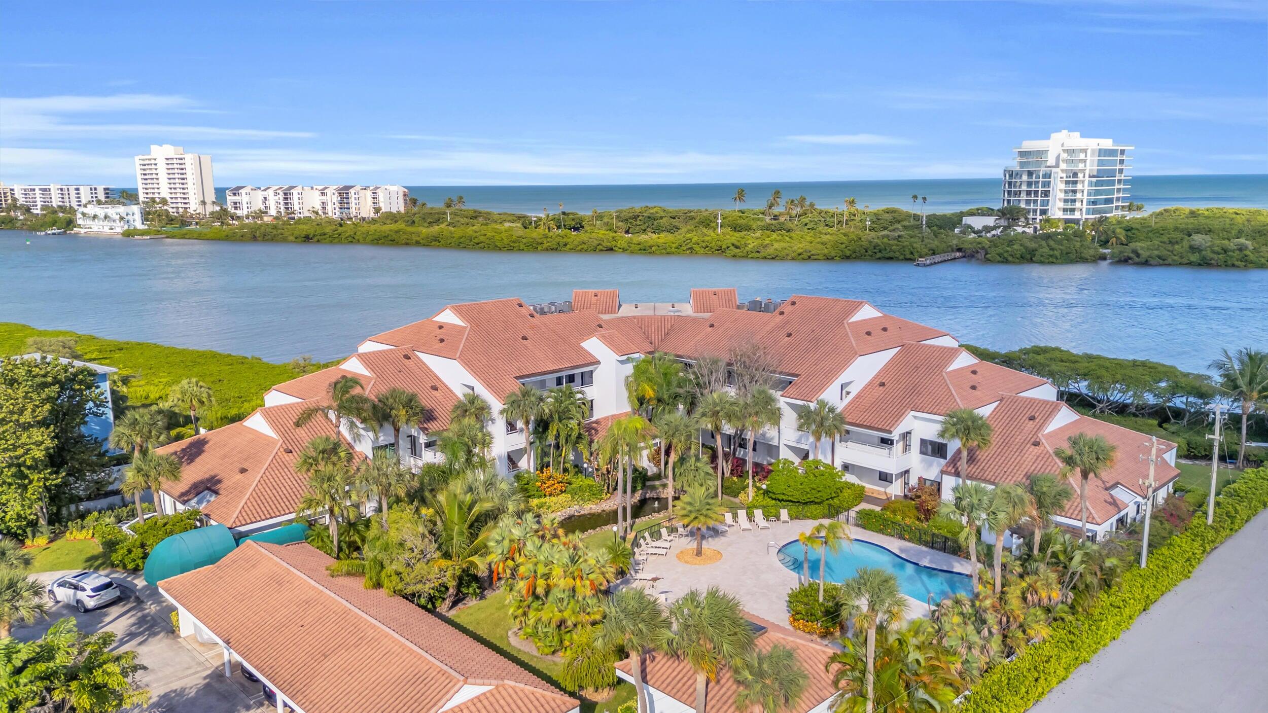 200 Waterway Road, Unit 307 Tequesta, FL 33469 - Photo 35 of 37 Tequesta Cove Aerial