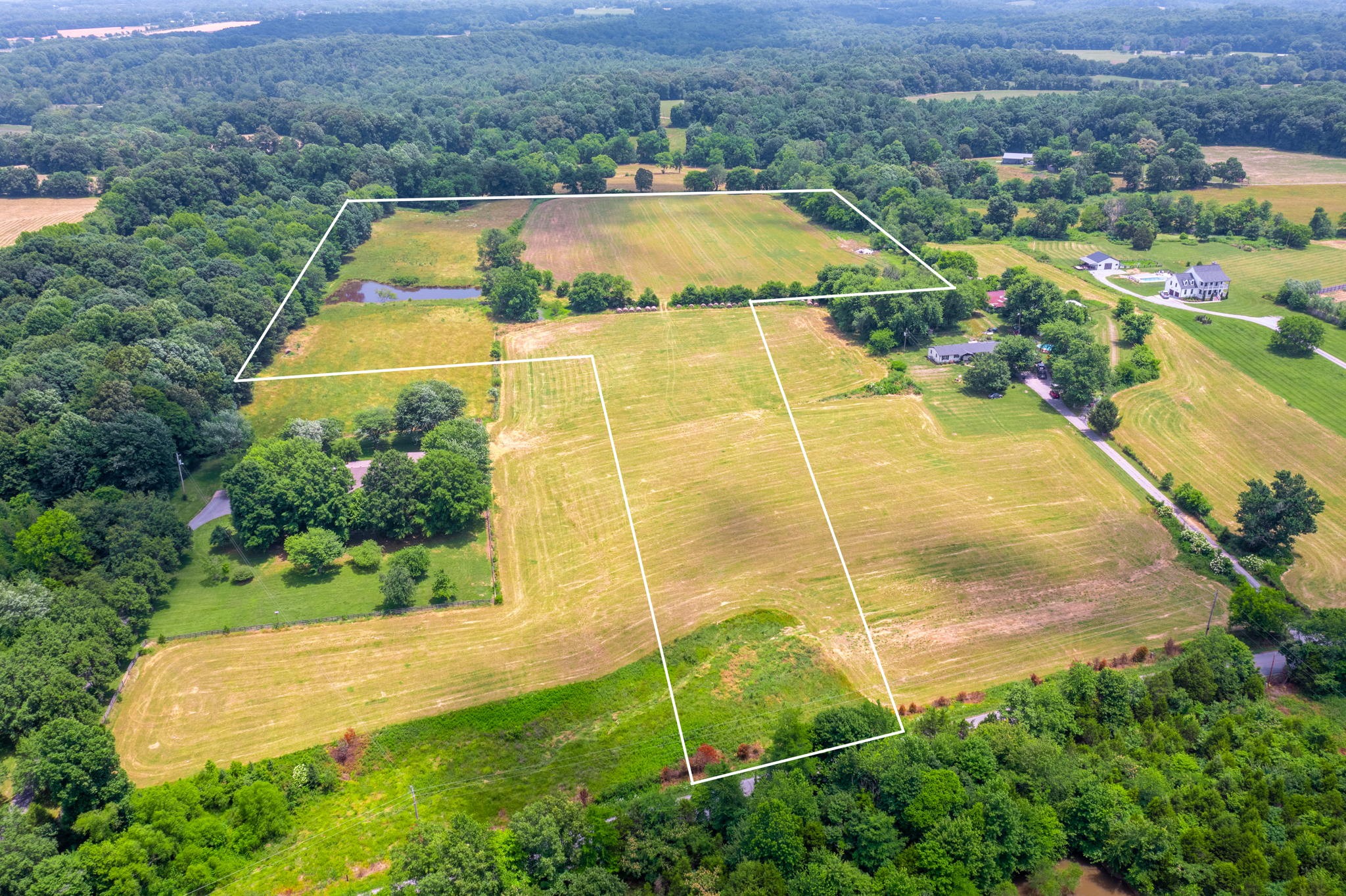 0 Corinth Road Portland, TN 37148 - Photo 3 of 16 an aerial view of residential houses with outdoor space and trees