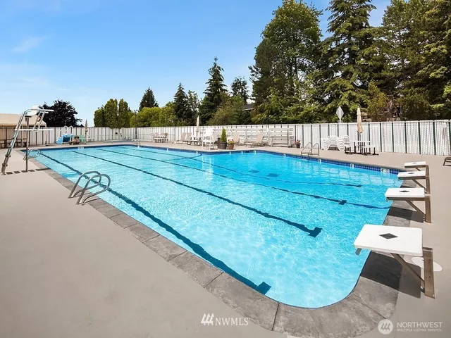 a view of a backyard with a slide