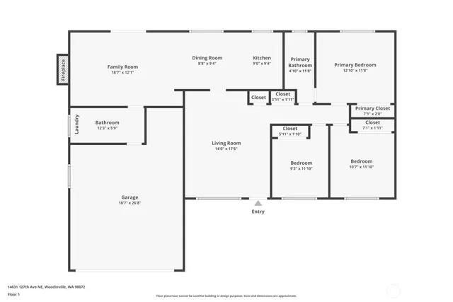 $865,000 | 14631 127th Avenue Northeast, Woodinville, WA 98072