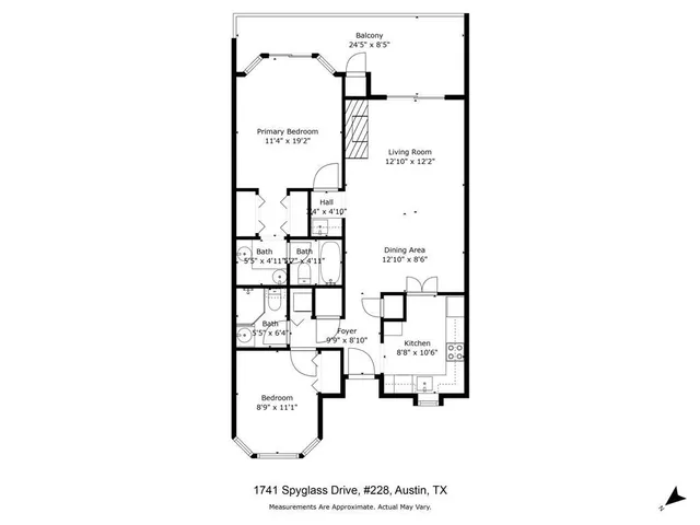 $2,095 | 1741 Spyglass Drive, Unit 228, Austin, TX 78746