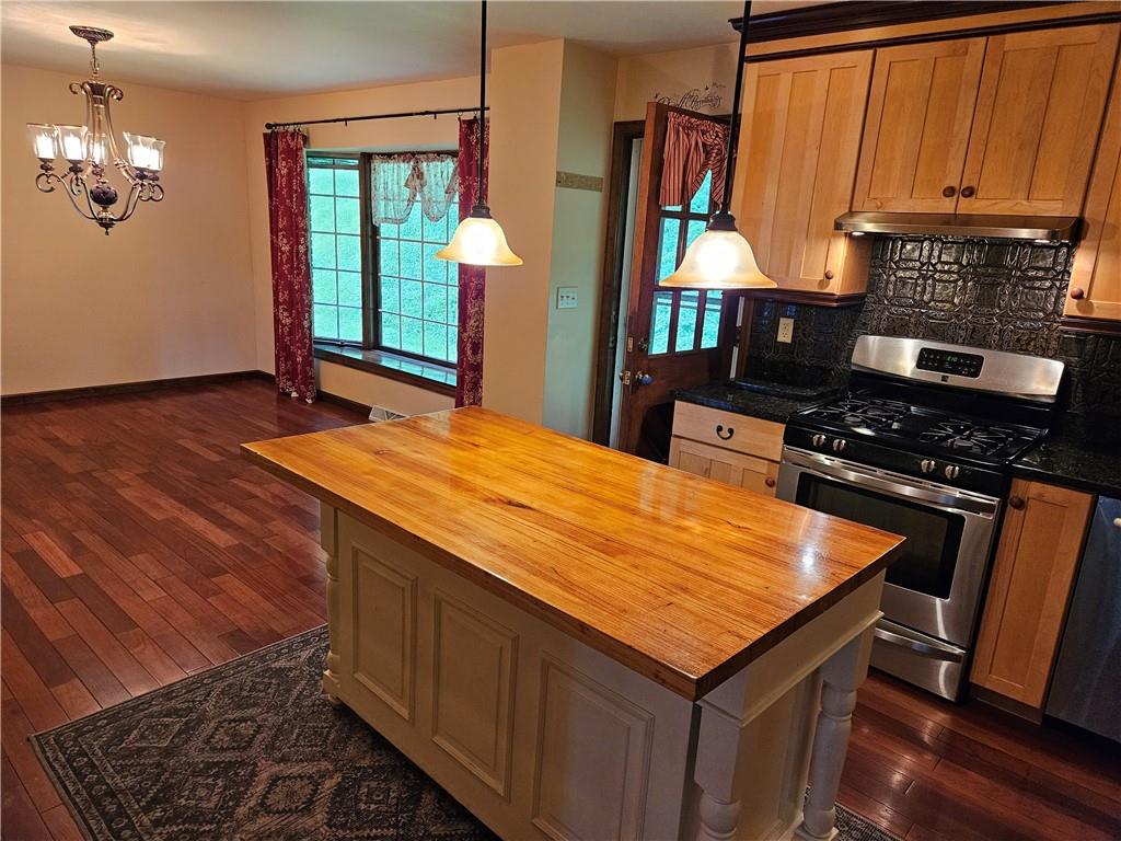 207 College Lodge Road Indiana, PA 15701 - Photo 14 of 36 a room with pool table and a chandelier