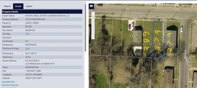 $149,000 | 279 West Person Avenue, Memphis, TN 38109