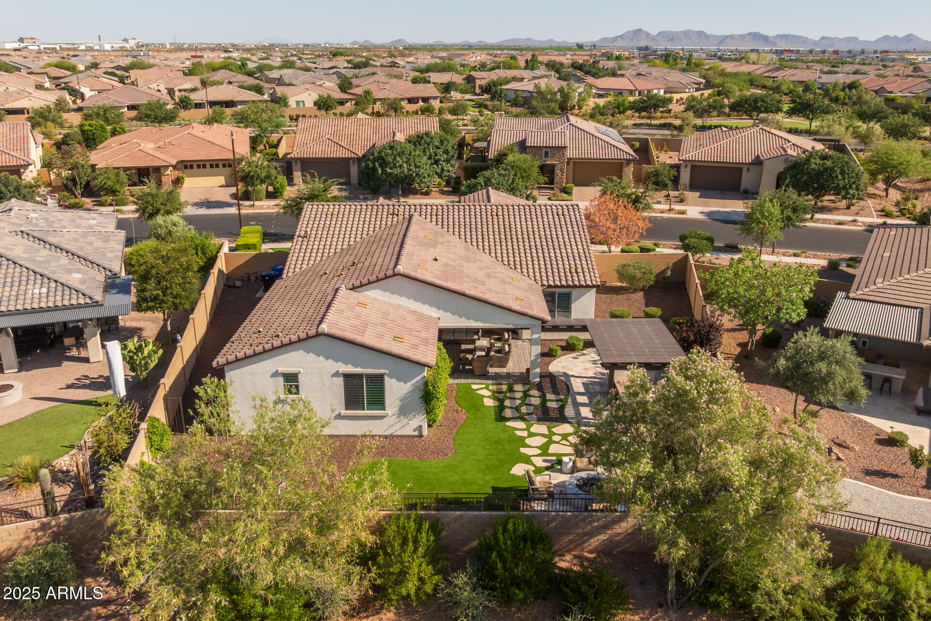 5729 South Winchester Mesa, AZ 85212 - Photo 43 of 85 52) BACK OF HOME