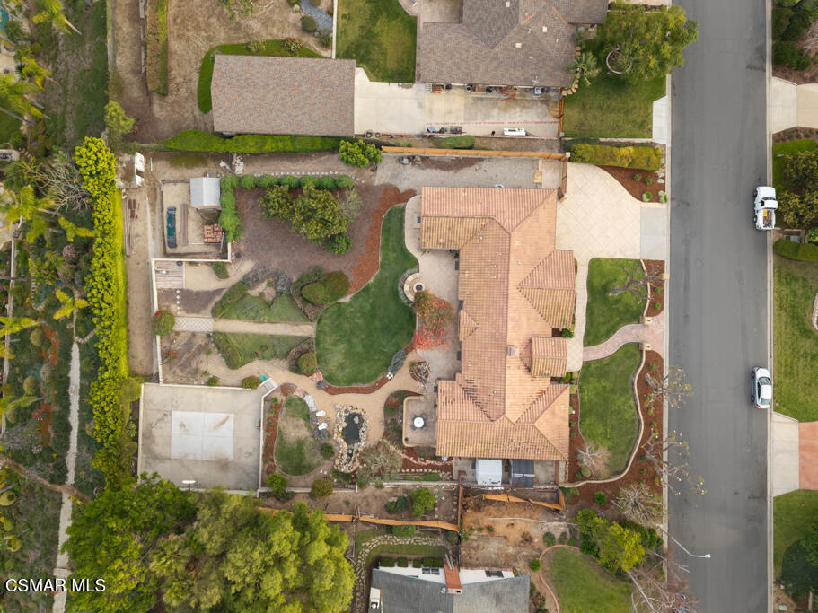 1660 San Rafael Way Camarillo, CA 93012 - Photo 59 of 63 an aerial view of residential house with outdoor space and swimming pool