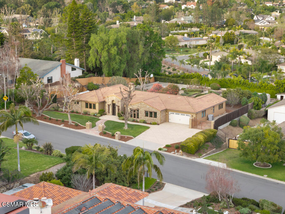 1660 San Rafael Way Camarillo, CA 93012 - Photo 62 of 63 an aerial view of a house with a garden