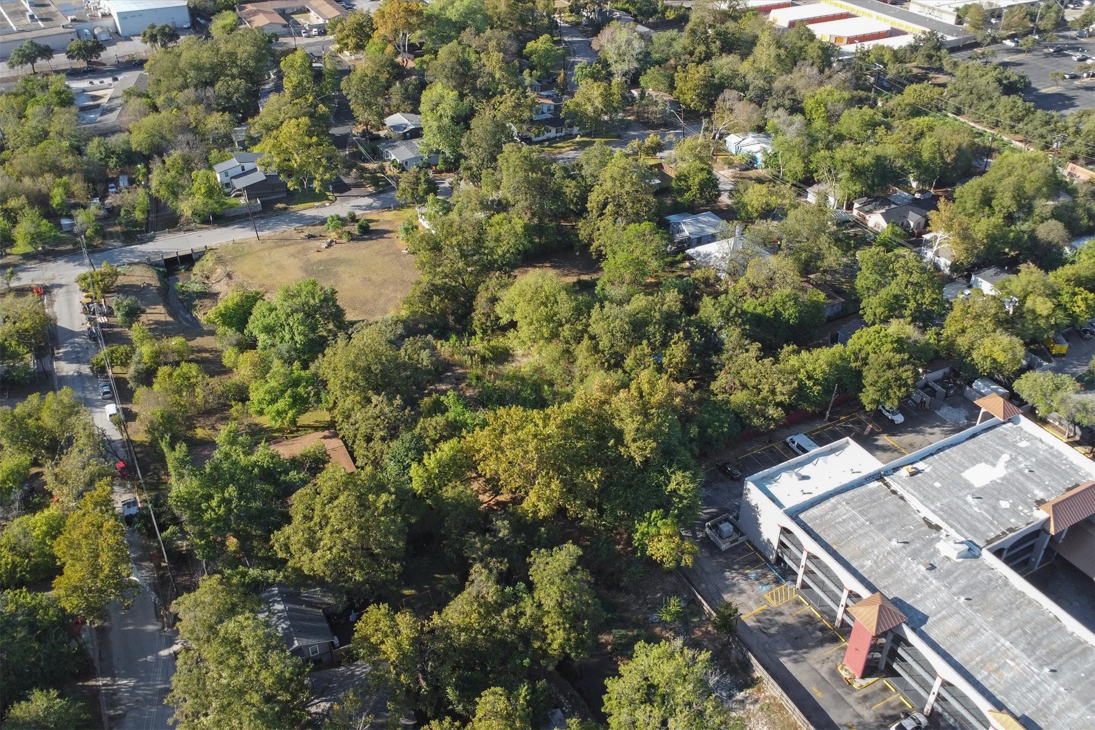 935 East 56th Street, Unit 2 & 3 Austin, TX 78751 - Photo 21 of 22 an aerial view of residential house with outdoor space and trees all around
