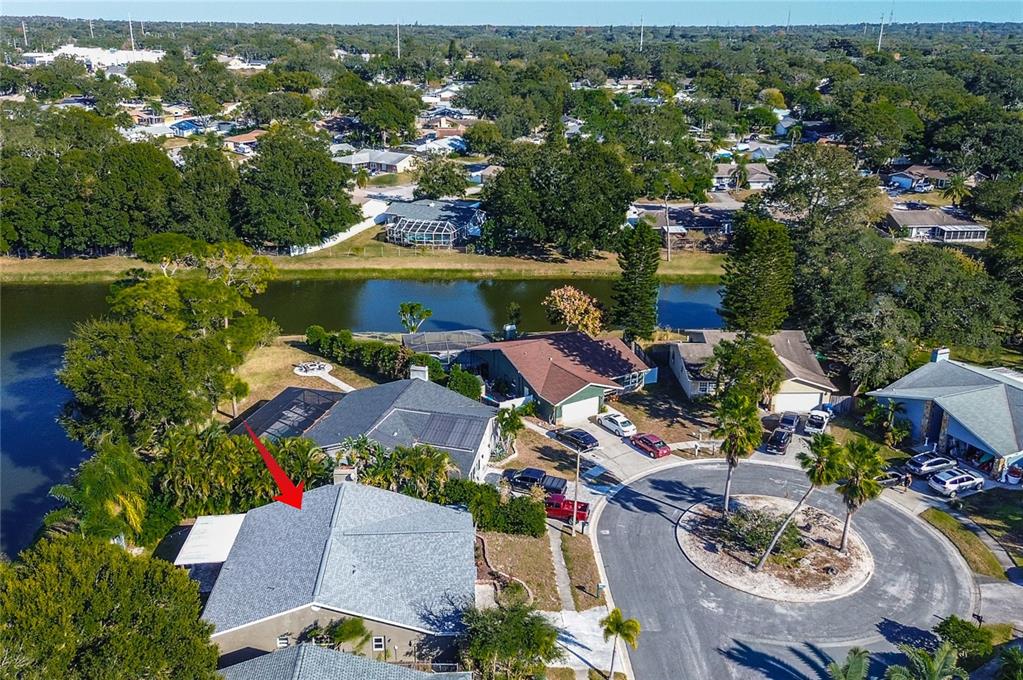 289 Whisper Lake Road Palm Harbor, FL 34683 - Photo 38 of 40 an aerial view of residential houses with outdoor space