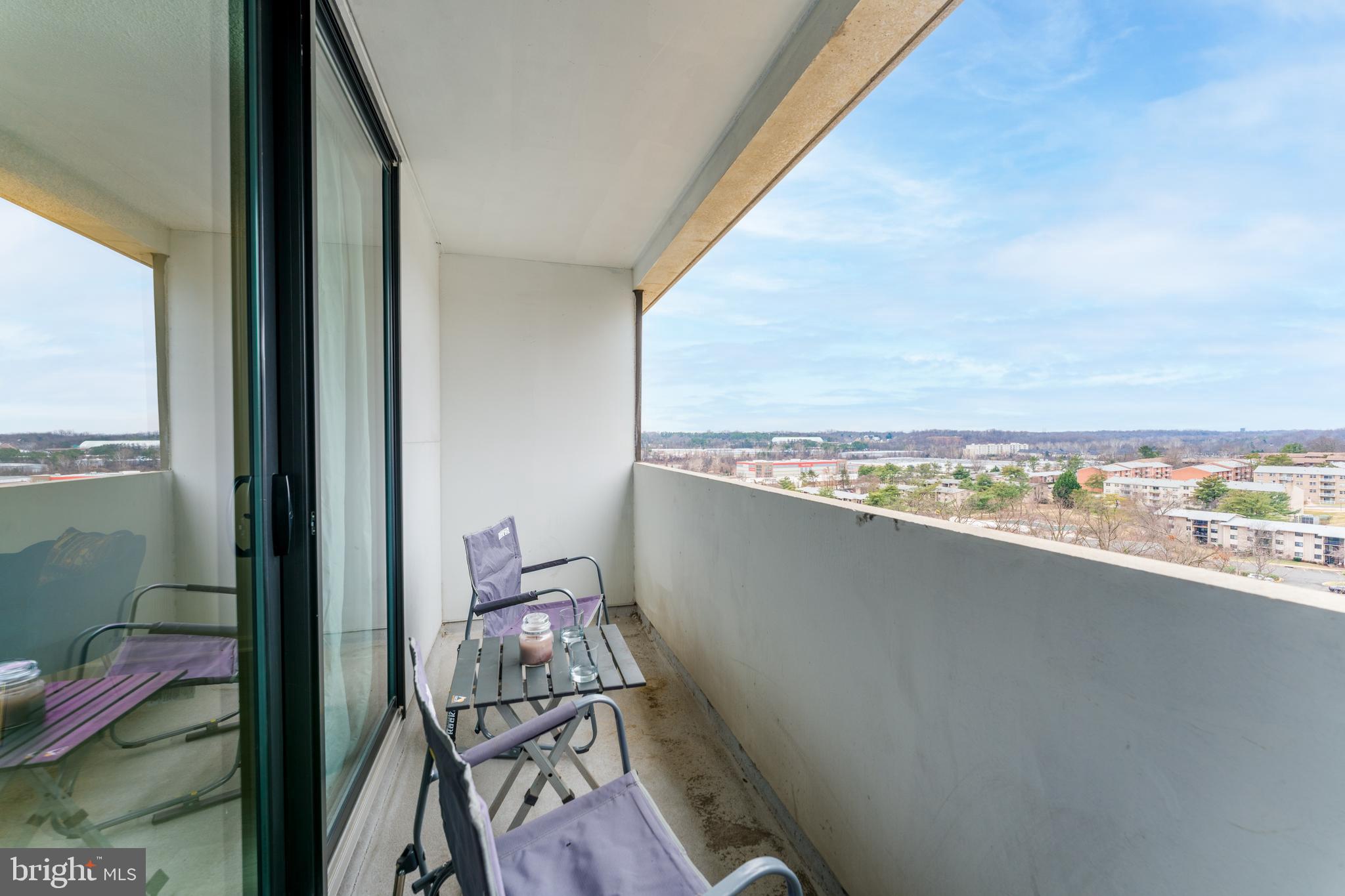 5911 Edsall Road, Unit 708 Alexandria, VA 22304 - Photo 24 of 39 a view of a balcony with an outdoor space