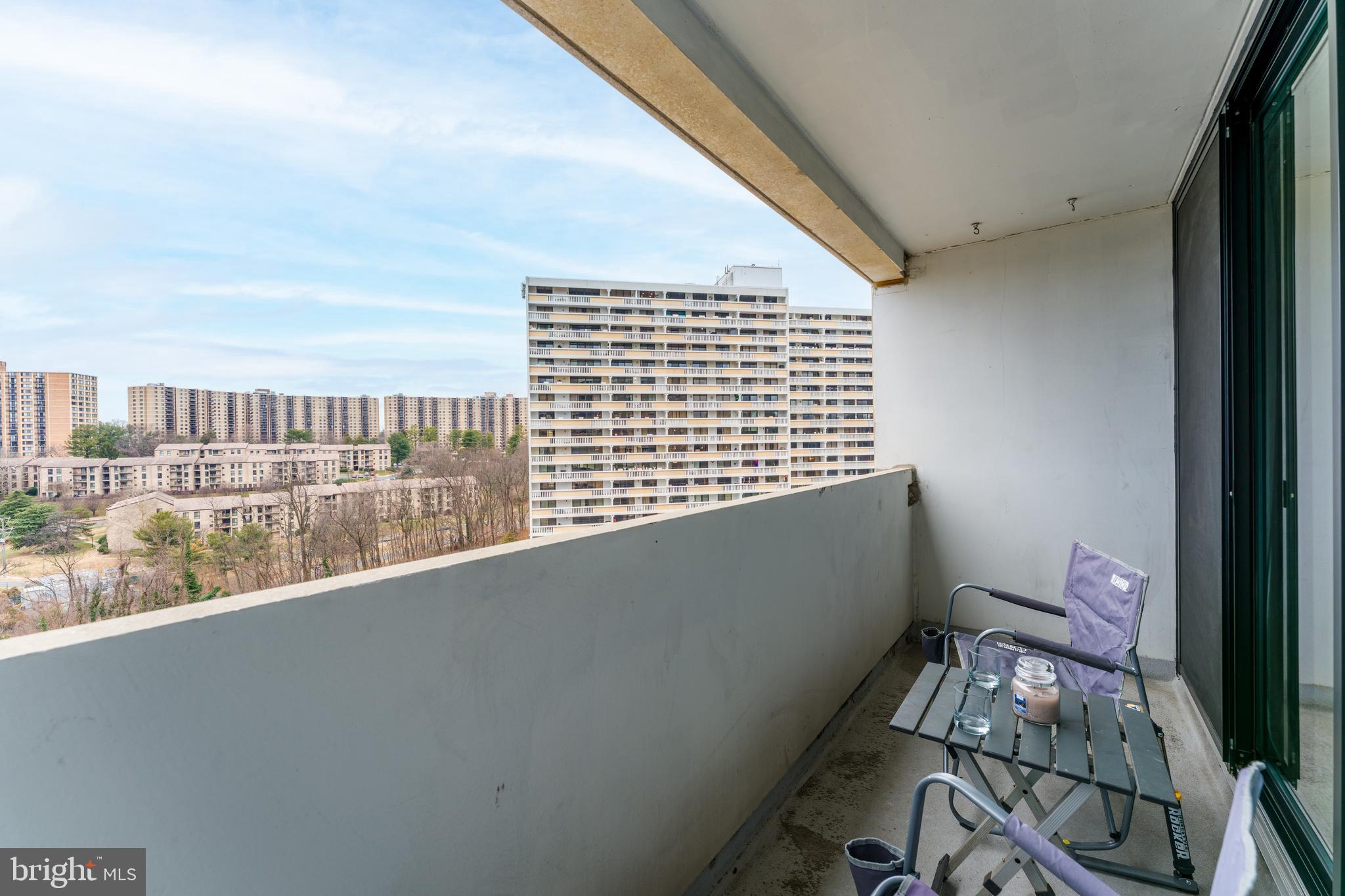 5911 Edsall Road, Unit 708 Alexandria, VA 22304 - Photo 25 of 39 swimming pool view from a balcony