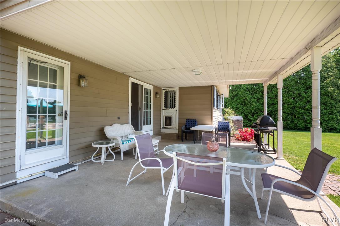 725 Remaley Road Bath, PA 18014 - Photo 31 of 39 Covered Patio! The single door straight on is to t