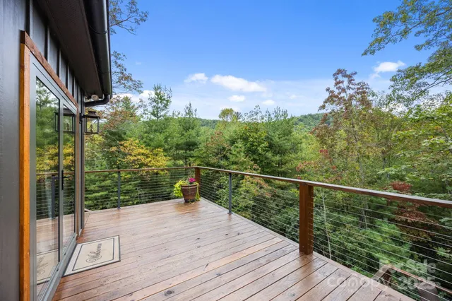 a view of balcony with furniture and outdoor space